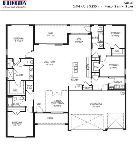 Dr Horton Floor Plans | Two Birds Home