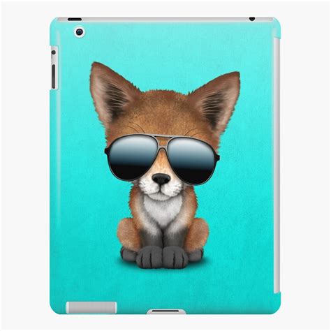 "Süße Baby Red Fox mit Sonnenbrille" iPad-Hülle & Skin von JeffBartels ...