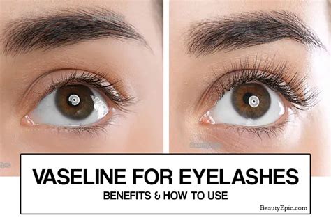 Vaseline Eyelashes Before After