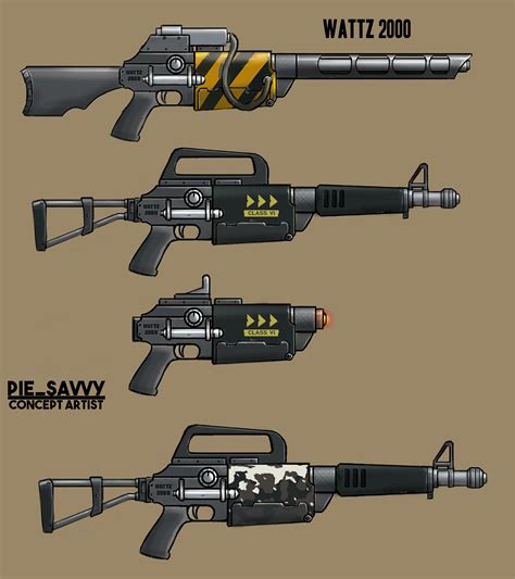 Savvy Williams - Fallout weapon mods (rough)