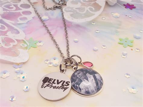 Elvis Presley Jewelry Elvis Presley Necklace Birthday Gift - Etsy