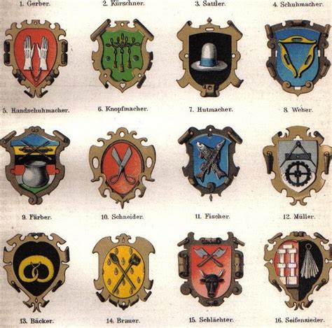 Coat of Arms Guilds | Guild, Coat of arms, Coat of arm