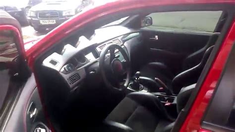 Suprisingly looked into the interior of the Mitsubishi Lancer EVO IX - YouTube