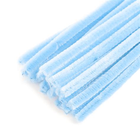 Light Blue Pipe Cleaners - Pipe Cleaners - Kids Crafts - Craft Supplies - Factory Direct Craft