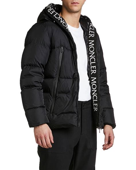 [W2C] Moncler Men's Montcla Hooded Puffer Coat Black : DesignerReps