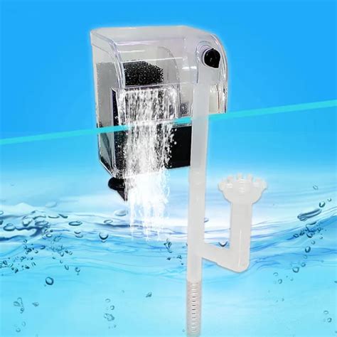 220V 240V EU Plug Waterfall filter turtle tank fish tank filter ...