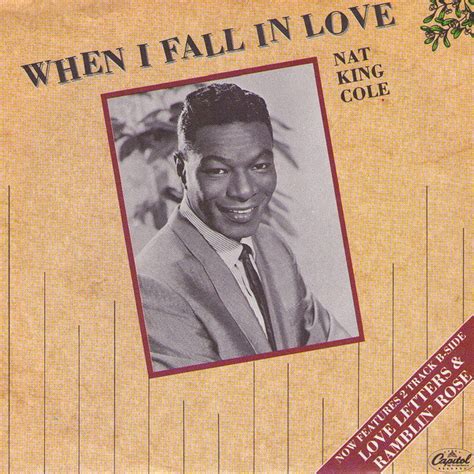 Nat King Cole - When I Fall In Love (1987, Paper Labels, Vinyl) | Discogs