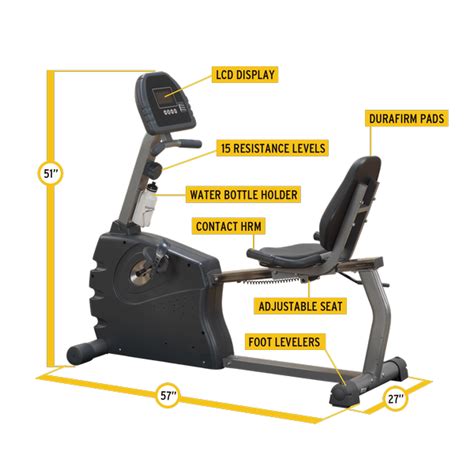 B2R - Endurance B2R Manual Recumbent Bike - Body-Solid Fitness