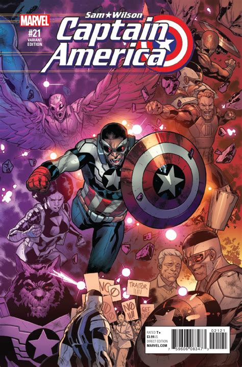 Captain America: Sam Wilson #21 (R.B. Silva Connecting Cover) | Fresh ...