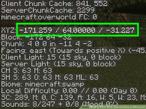 3 Ways to Find Your Coordinates in Minecraft - wikiHow