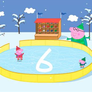 Peppa Pig Ice Skating game play free online