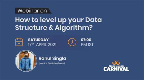 How to Level Up Your Data Structures & Algorithms