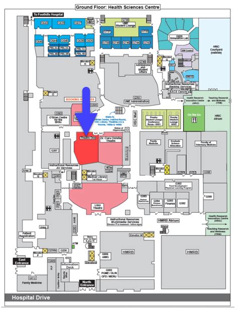 Calgary University Campus Map