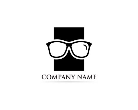 Glasses Logo Design vector 623259 Vector Art at Vecteezy