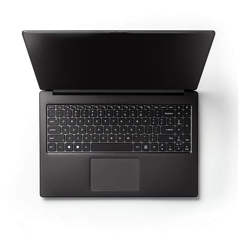 Premium AI Image | a black laptop with a keyboard