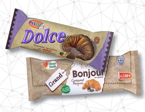 Dolce & Bonjour Croissants | Packaging, Packaging design