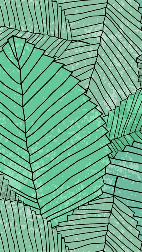 Green Leaf Pattern | Pattern wallpaper, Iphone wallpaper, Abstract pattern