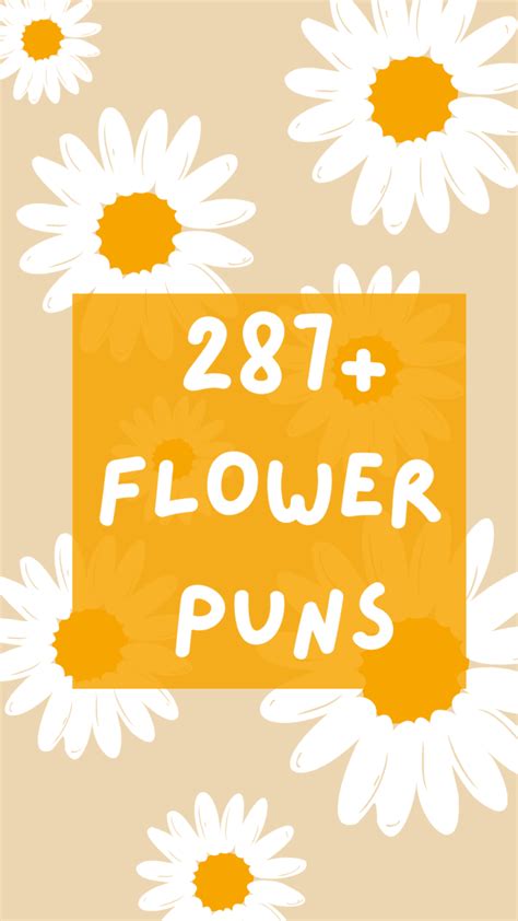 287+ Best Flower Puns and Jokes That Will Grow On You - Nourish Your Glow