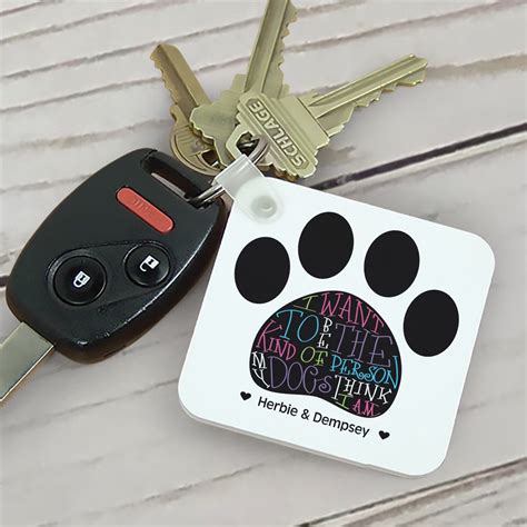 Personalized Dog Owner Key Chain | Personalized Pet Gifts