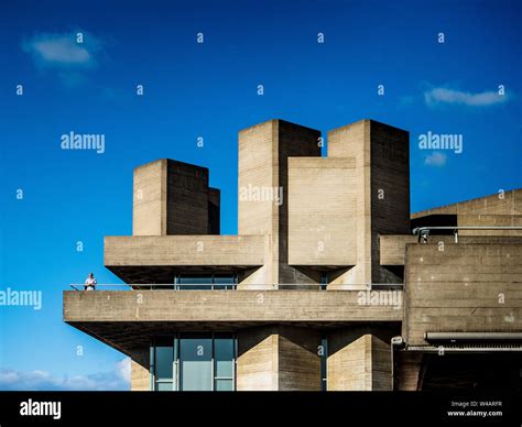 Brutalist Architecture London. The National Theatre on London's ...