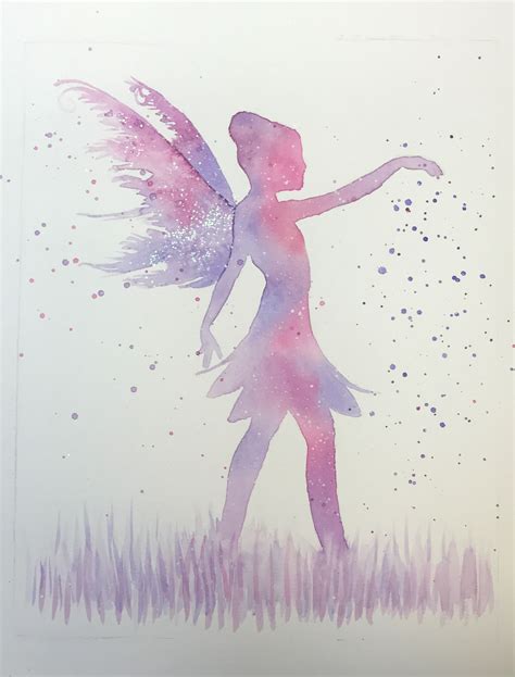 Watercolor fairy Fairy Paintings, Fairy Dust, Wall Gallery, Chalk Art, Watercolour Painting ...