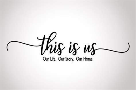 this is us svg example image 1 | Svg, Lettering, Family quotes