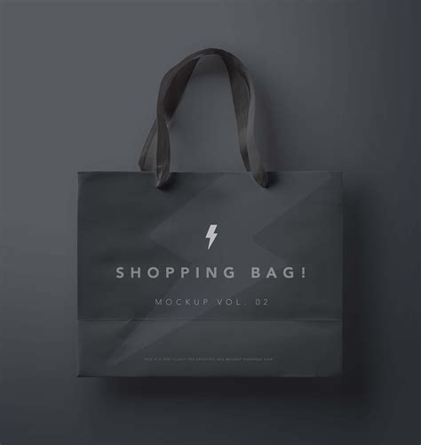 Free Shopping Bag Mockup (PSD)