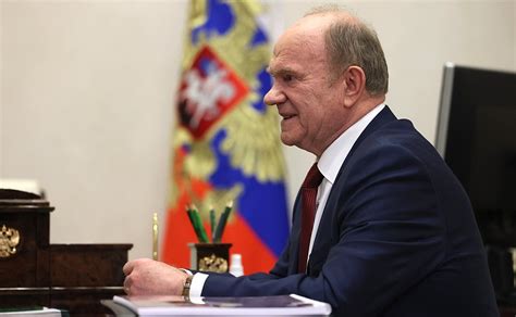 Meeting with Communist Party leader Gennady Zyuganov • President of Russia