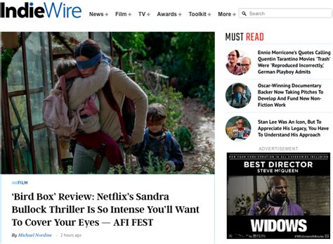 Introducing the New IndieWire Homepage – IndieWire