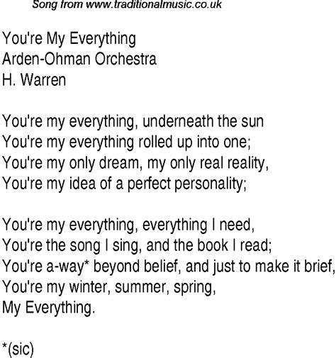 My Everything Lyrics