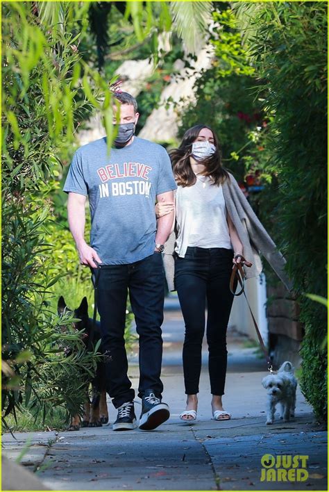 Ben Affleck & Girlfriend Ana de Armas Link Arms While Walking Their Dogs Amid Quarantine: Photo ...