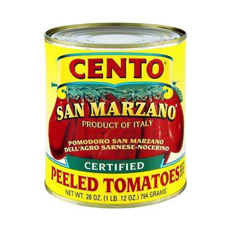 Cento San Marzano Whole Peeled Tomatoes with Basil Leaf, Certified (28 oz) from Market Basket ...