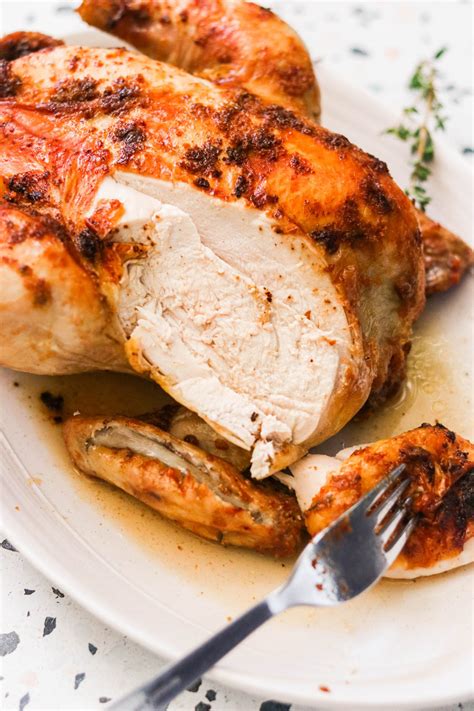 Easy Air Fryer Rotisserie Chicken Recipe (with Crispy Skin)