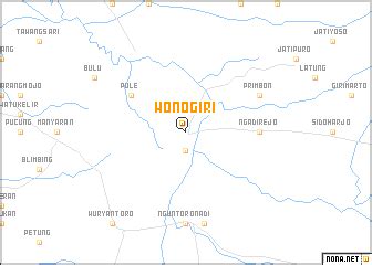 Wonogiri (Indonesia) map - nona.net