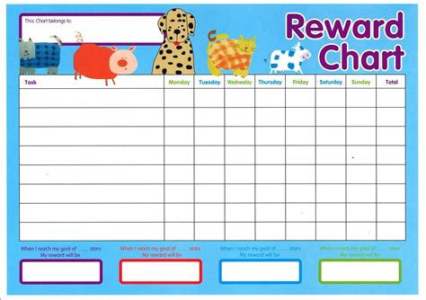 Printable Reward Charts for Kids | Activity Shelter | Reward chart template, Reward chart kids ...