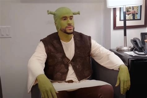 Bad Bunny Really Wants to Make a 'Shrek' Sequel in 'SNL' Sketch