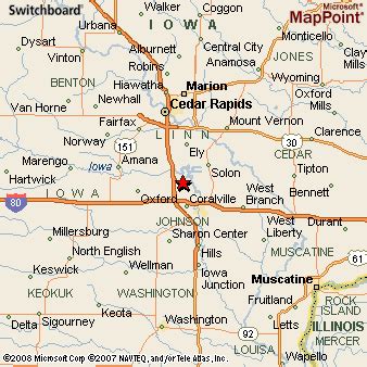 Where is North Liberty, Iowa? see area map & more