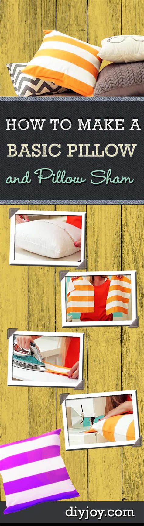 How to Make a Pillow | Basic Pillow and Pillow Sham