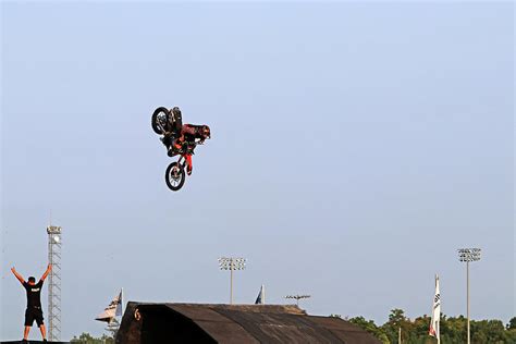 Dirt Bike Stunts - In The Air XVIII Photograph by Debbie Oppermann ...