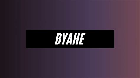 Byahe - JRoa (Lyrics) - YouTube