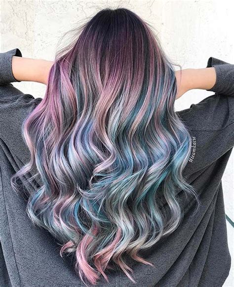 23 Unique Hair Color Ideas for 2018 - Page 2 of 2 - StayGlam | Colored hair tips, Hair color ...