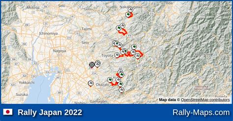 Maps | Rally Japan 2022 [WRC] | Rally-Maps.com