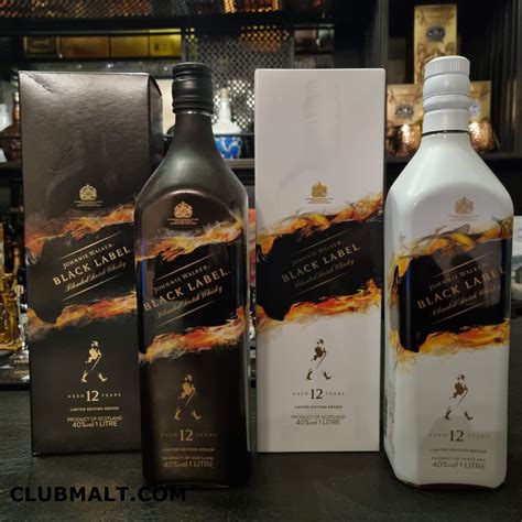 Johnnie Walker Black Label Limited Edition set 1L - CLUB MALT