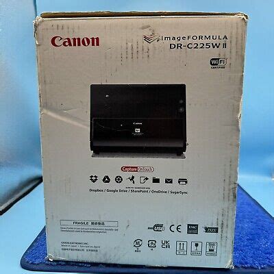 Canon imageFORMULA DR-C225W II Wireless Document Scanner 13803310467 | eBay