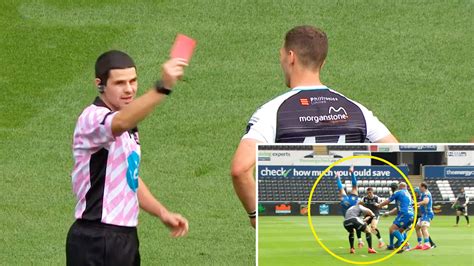 George North sent off after horror challenge in Welsh derby | Rugby ...