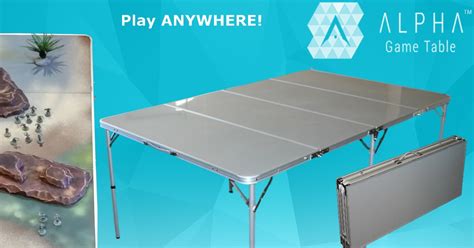 ALPHA Game Table: Portable Game Surface | Indiegogo