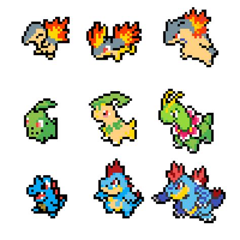 Pokemon Gen 1 Starters Pixel Art Maker - vrogue.co