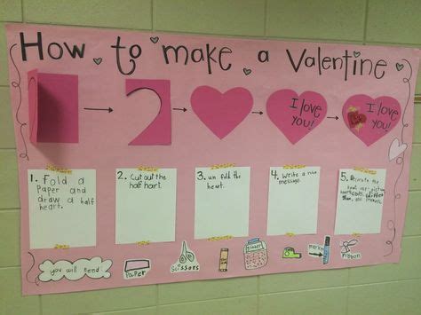 How to Make a Valentine {interactive writing chart} | Valentines writing, Kindergarten ...