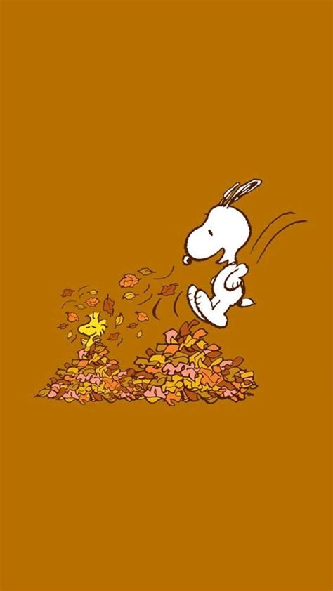 Peanuts Fall Wallpapers - Wallpaper Cave