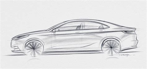 Car design, Car side view, Car drawings